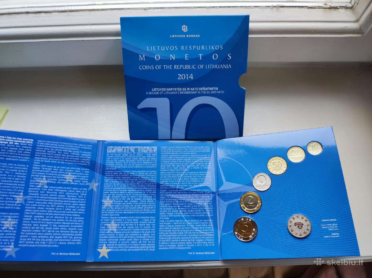 2014 m. Apyvartinių litų monetų rinkinys (įstojimo