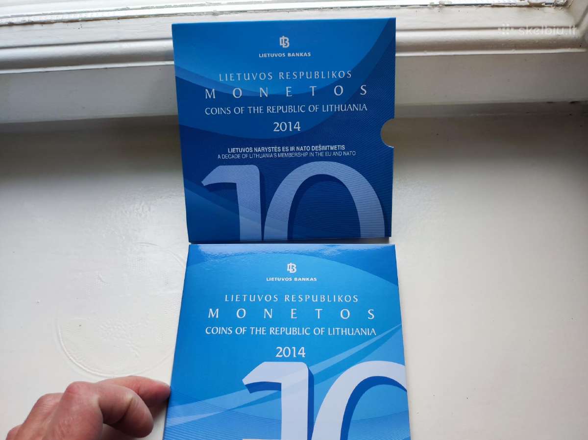 2014 m. Apyvartinių litų monetų rinkinys (įstojimo - nuotraukos Nr. 7