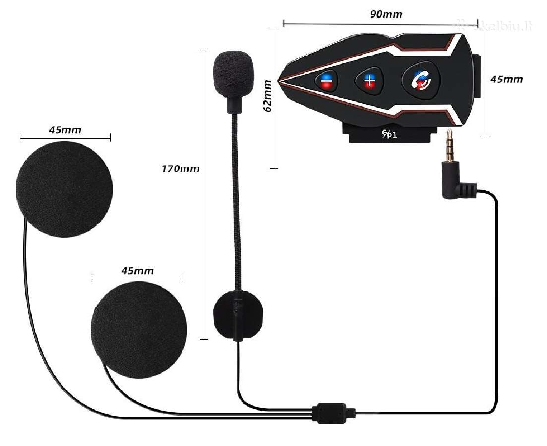 Įvairios! Bluetooth laisvų rankų įranga motociklui - nuotraukos Nr. 4