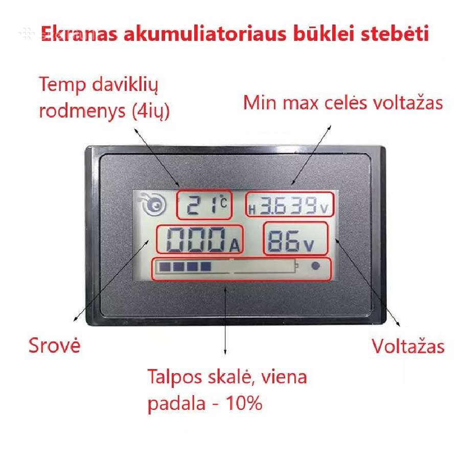 Bms 13s 14s 20s 24s 48v 72v saules jegaine, ebike - nuotraukos Nr. 2
