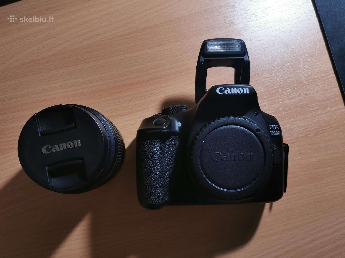 Canon fotoaparatas su objektyvu (EOS 1300d/t6)