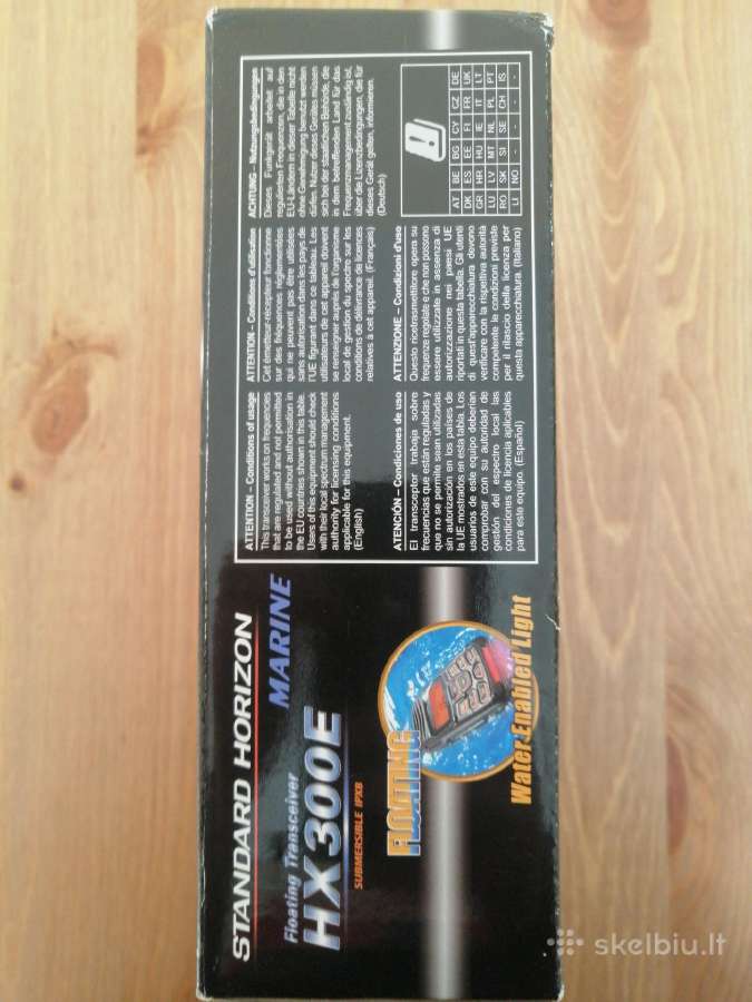 Standard Horizon Hx300e Vhf,nešiojamasis Radijas - nuotraukos Nr. 3