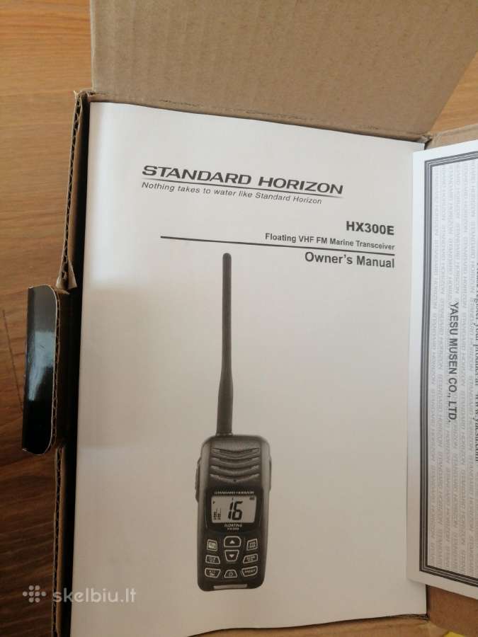 Standard Horizon Hx300e Vhf,nešiojamasis Radijas - nuotraukos Nr. 4