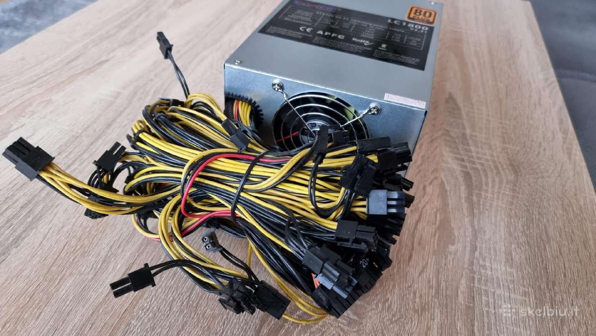 Psu/maitinimo blokas Lc-power Lc1800 Mining 1800 W - nuotraukos Nr. 3