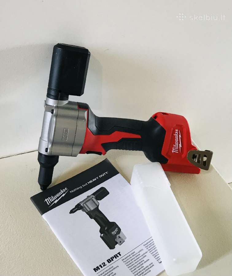Nauja Originalu Milwaukee 12v kniedikli M12bprt