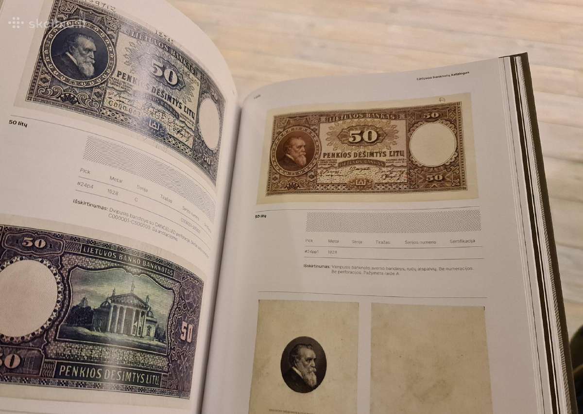 Lietuvos banknotų katalogas. 1 dalis - nuotraukos Nr. 9