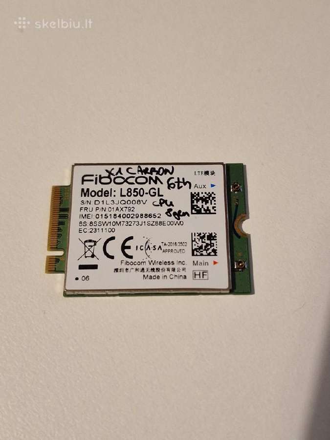 Vidinis notebook modemas Lte 4G 3g - nuotraukos Nr. 18