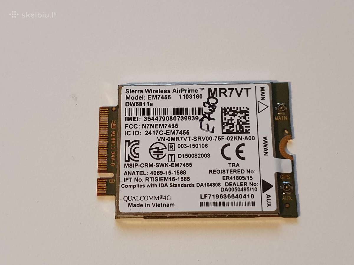Vidinis notebook modemas Lte 4G 3g - nuotraukos Nr. 19