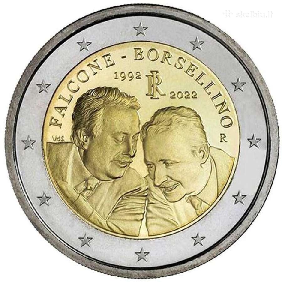 2 eurų Italijos Unc proginės monetos - nuotraukos Nr. 7