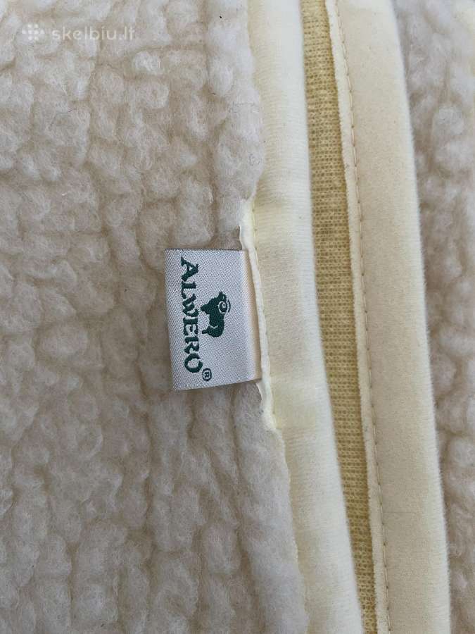 Vilnos pledas antklodė vaikui naujagimiui kūdikiui - nuotraukos Nr. 3