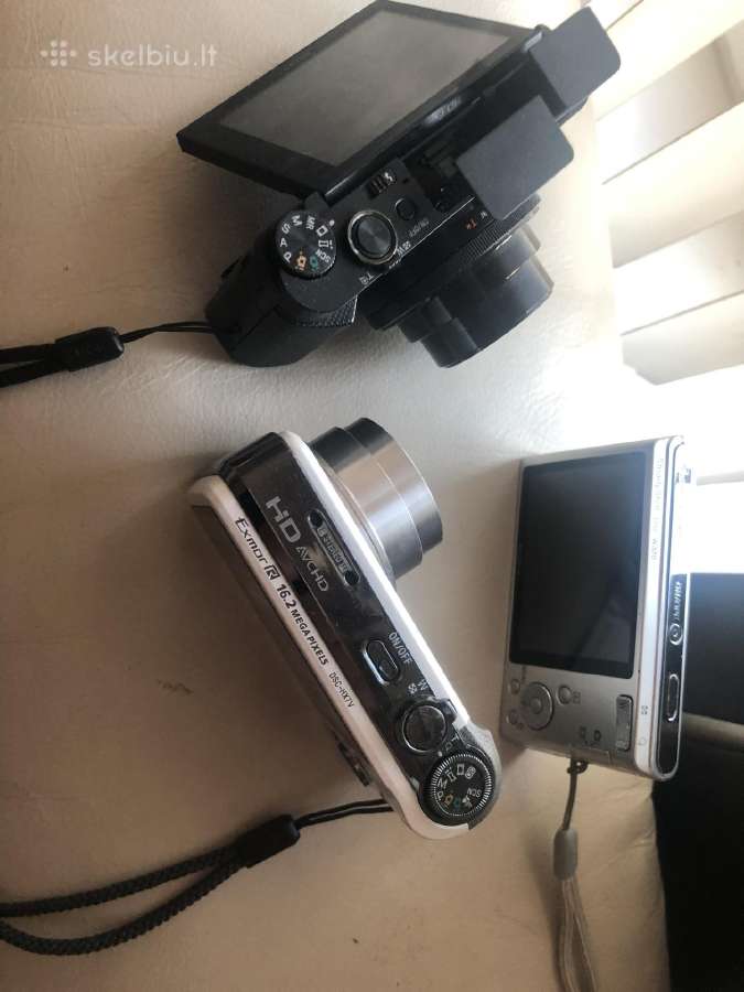 Sony, Fuji,sony Dsc H9.panasonic, Canon G 16kodak. - Skelbiu.lt