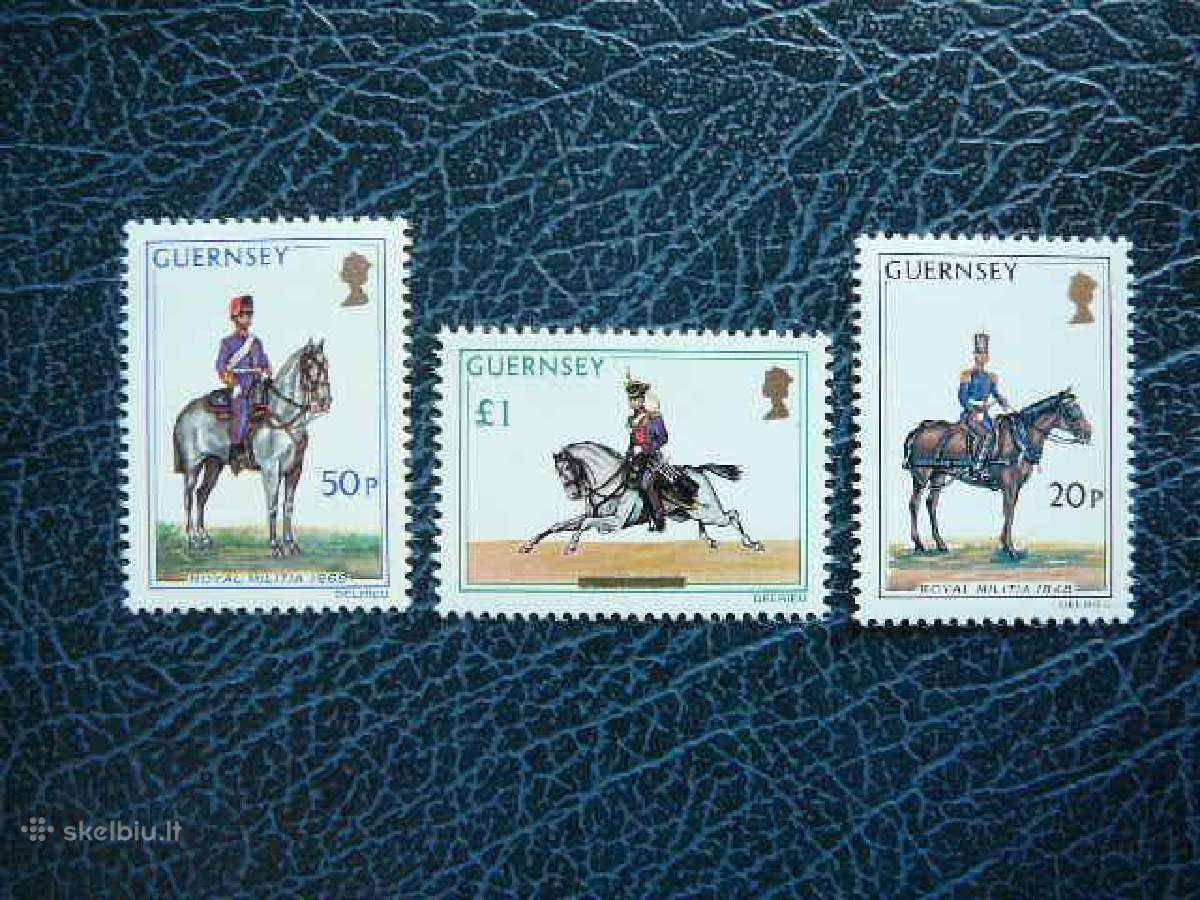 Arkliai Uniformos Guernsey (UK) 1975 grs118