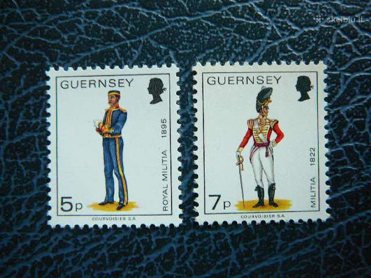 Uniformos karines Guernsey (UK) 1976 grs135