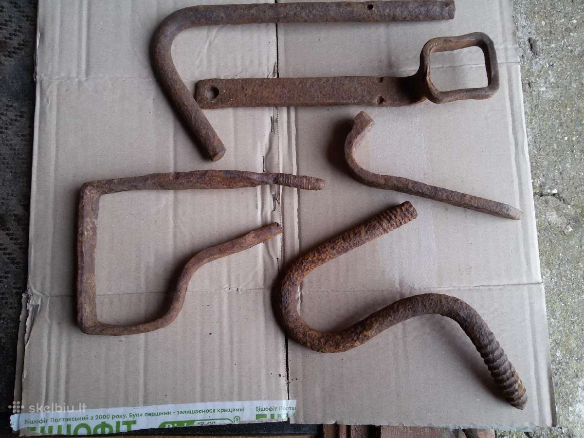 Senų laikų metalinės detalės gaminiams - nuotraukos Nr. 2