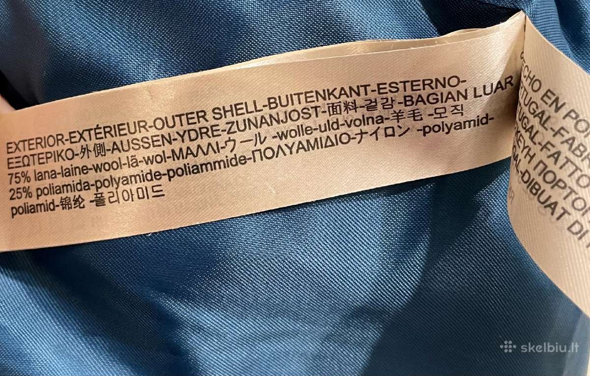 Massimo Dutti vilnos paltas - nuotraukos Nr. 5