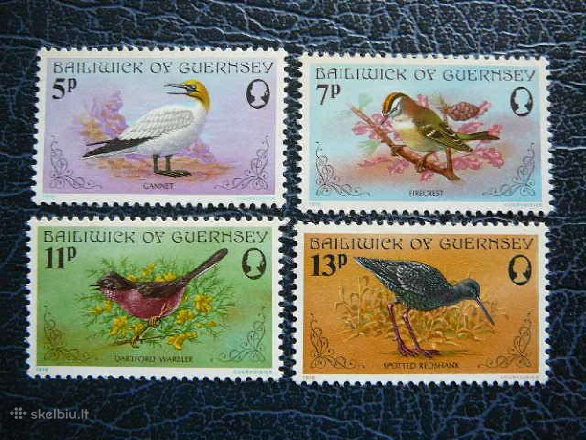 Pauksciai Guernsey (UK) 1978 grs165