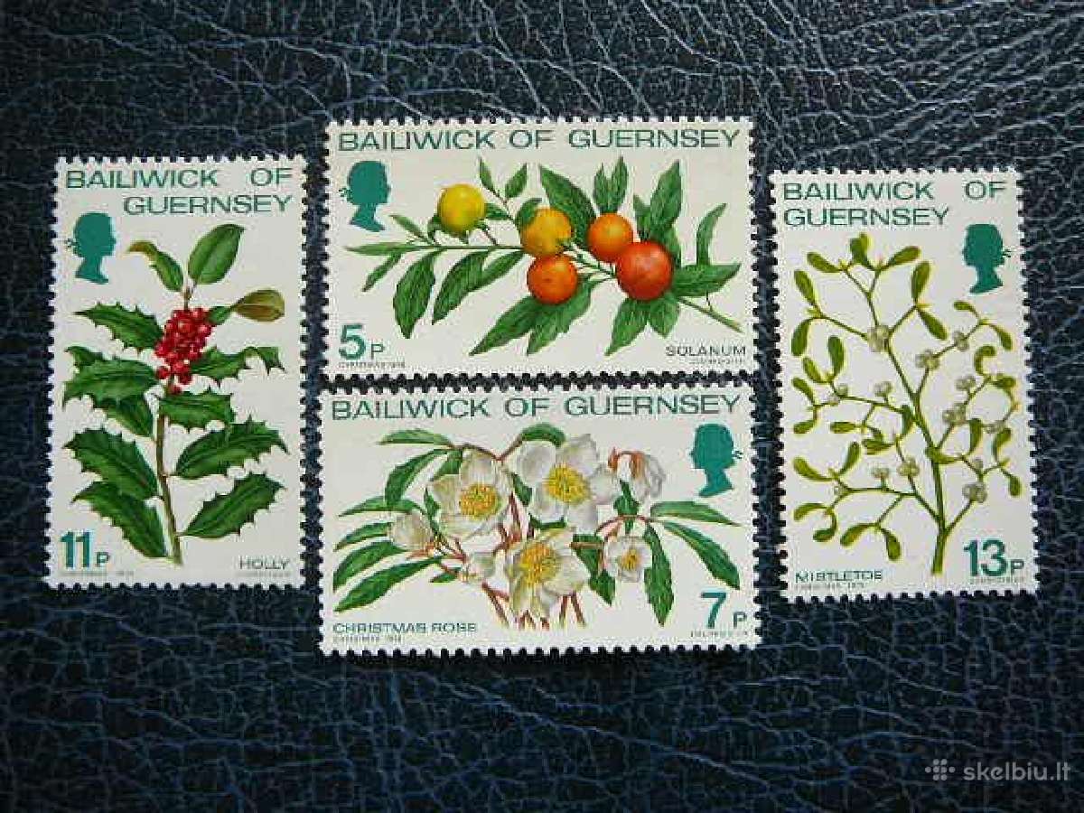 Kaledos Augalai Guernsey (UK) 1978 grs169