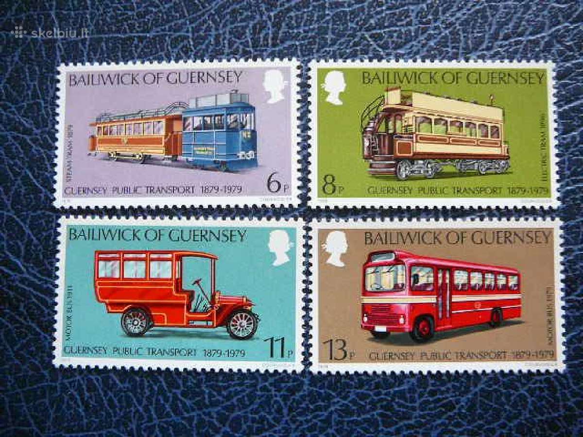 Automobiliai Tramvajai Guernsey (UK) 1979 grs191