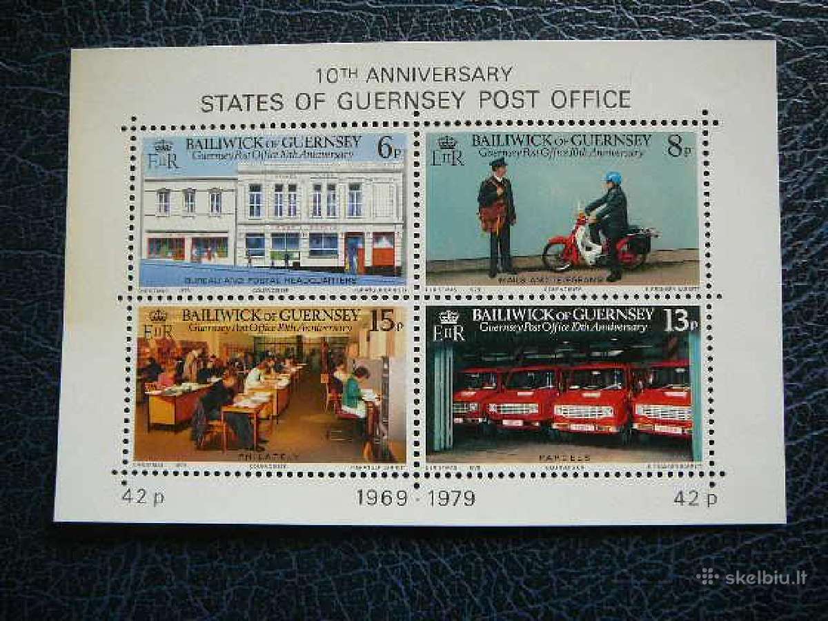 Pastas Guernsey (UK) 1979 grs195
