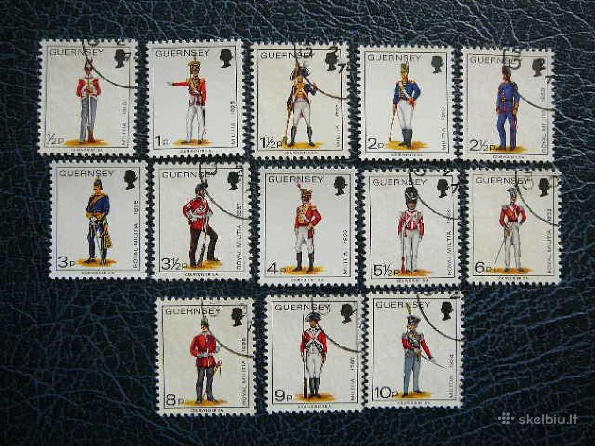 Uniformos karines Guernsey (UK) 1974 grs93p