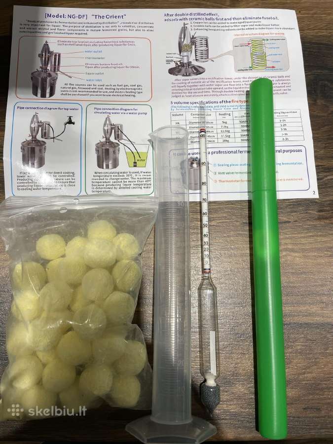 Vandens - Alkoholio Distiliatorius 50l - nuotraukos Nr. 8