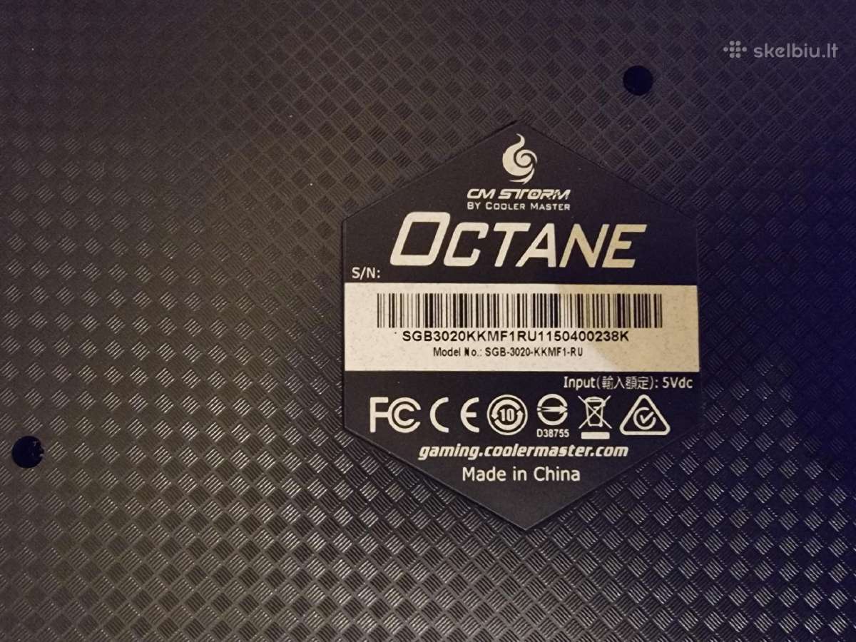 Žaidybinė Klaviatūra Octane - nuotraukos Nr. 2
