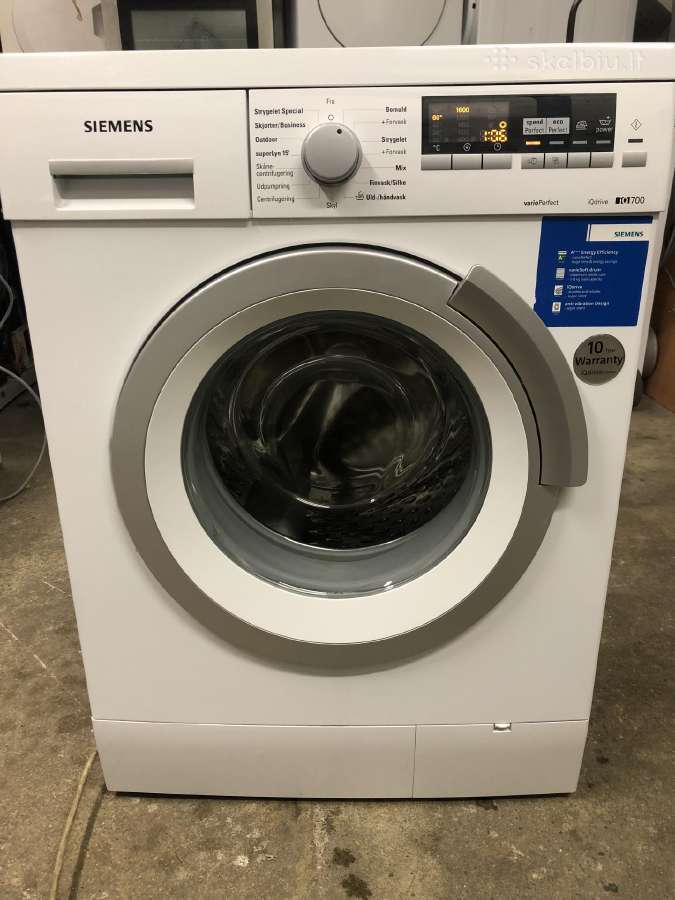 Siemens 8 kg., A+++ - nuotraukos Nr. 4