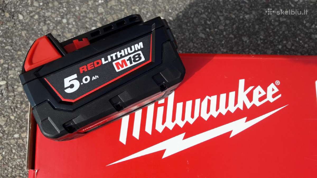Nauji Milwaukee akumuliatoriai, krovikliai - nuotraukos Nr. 5