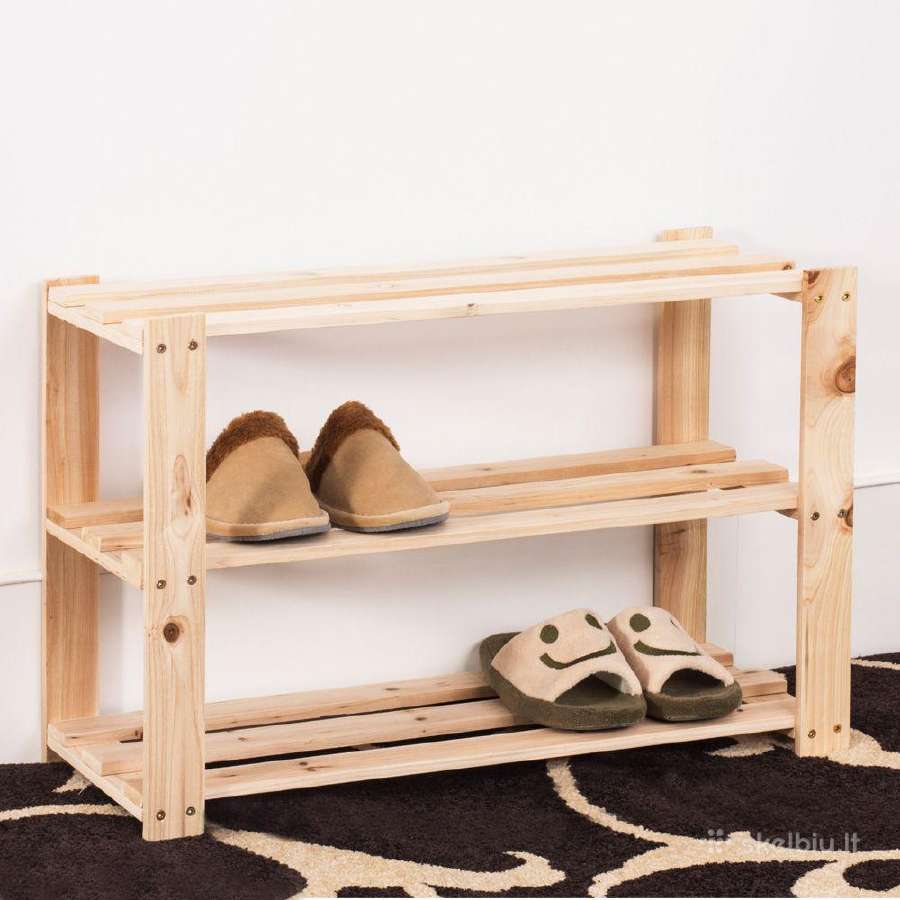 Medinės lentynos - nuotraukos Nr. 2