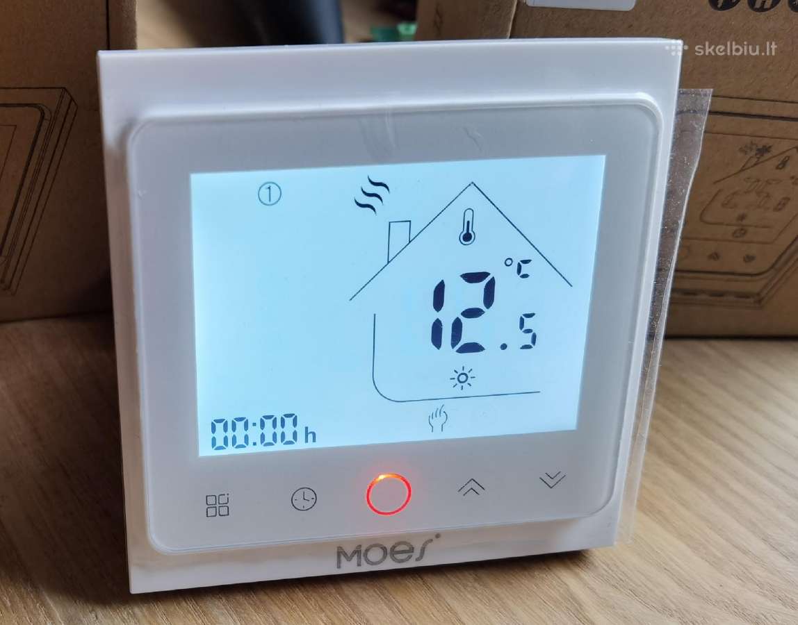 Išmanus WiFi termostatas šildymui 5a. Tuya app - nuotraukos Nr. 3