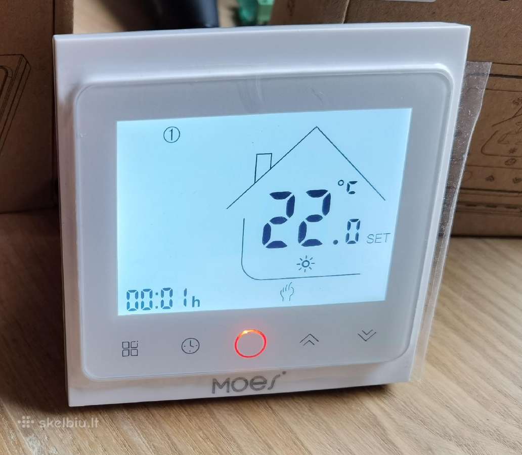 Išmanus WiFi termostatas šildymui 5a. Tuya app - nuotraukos Nr. 4