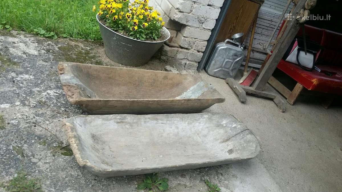Liaudiski mediniai senoviniai daiktai - nuotraukos Nr. 20