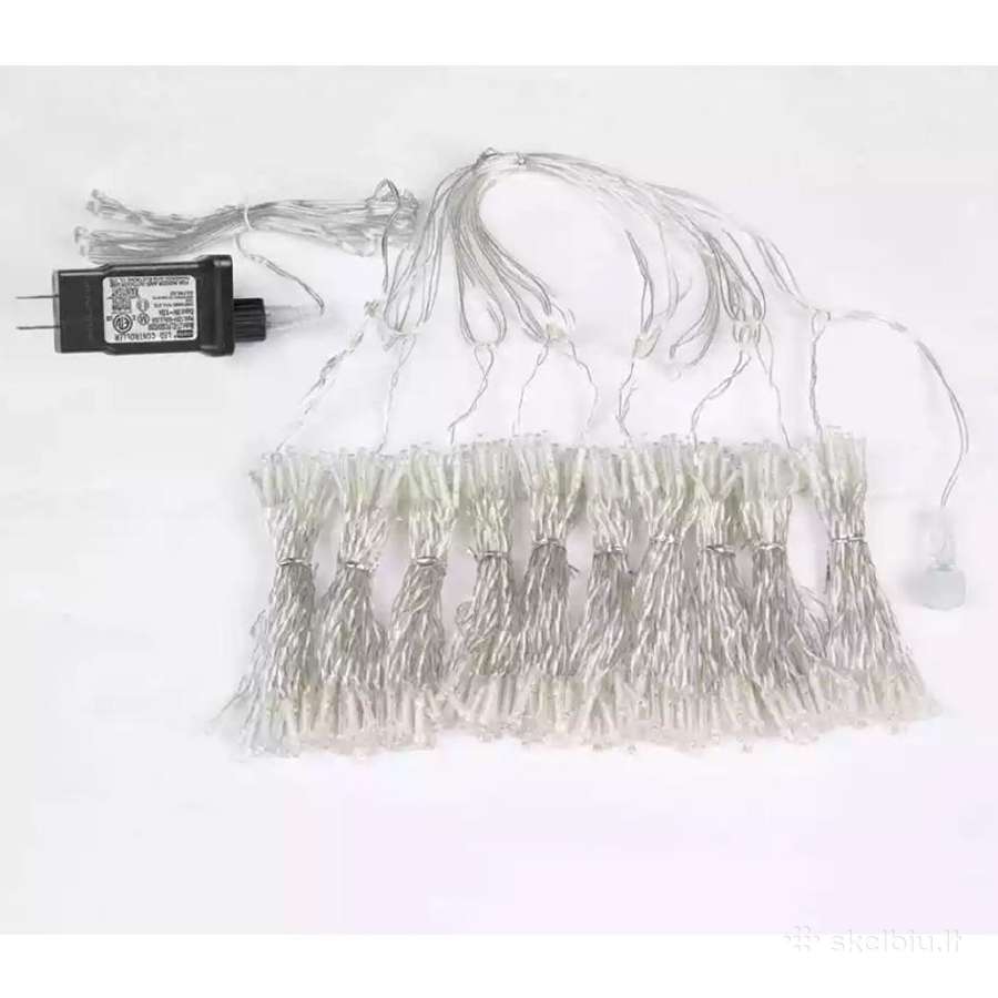 LED lempučių užuolaida 3 m. X 3 m. LED užuolaida - nuotraukos Nr. 4