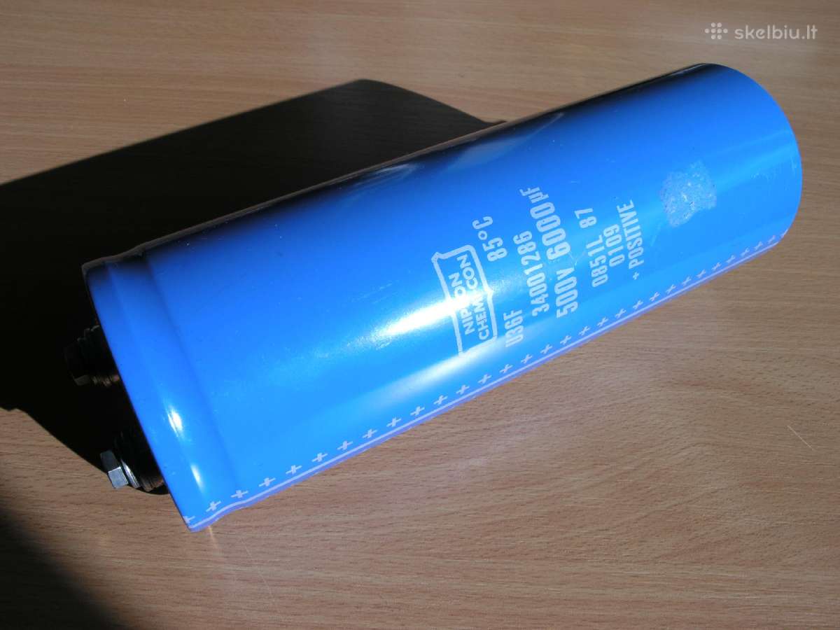 Dc_6000µf x500vdc kondensatorius