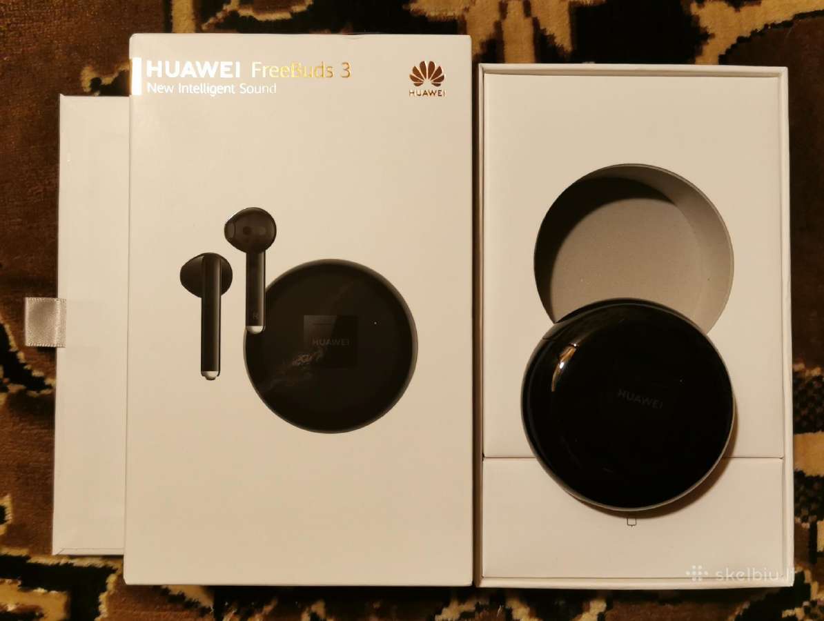 Ausinės Huawei Freebuds 3 Black - nuotraukos Nr. 3
