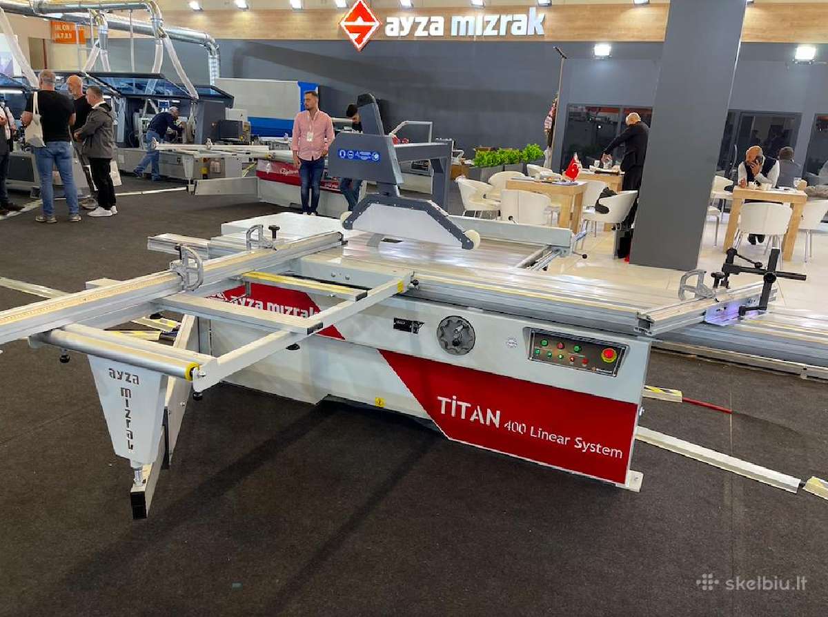 Naujos formatinio pjovimo staklės Titan 3200