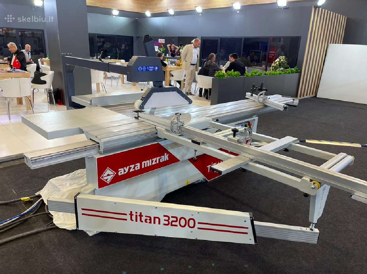 Naujos formatinio pjovimo staklės Titan 3200 - nuotraukos Nr. 2