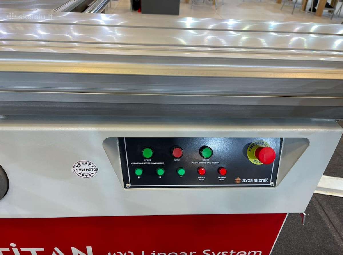 Naujos formatinio pjovimo staklės Titan 3200 - nuotraukos Nr. 4