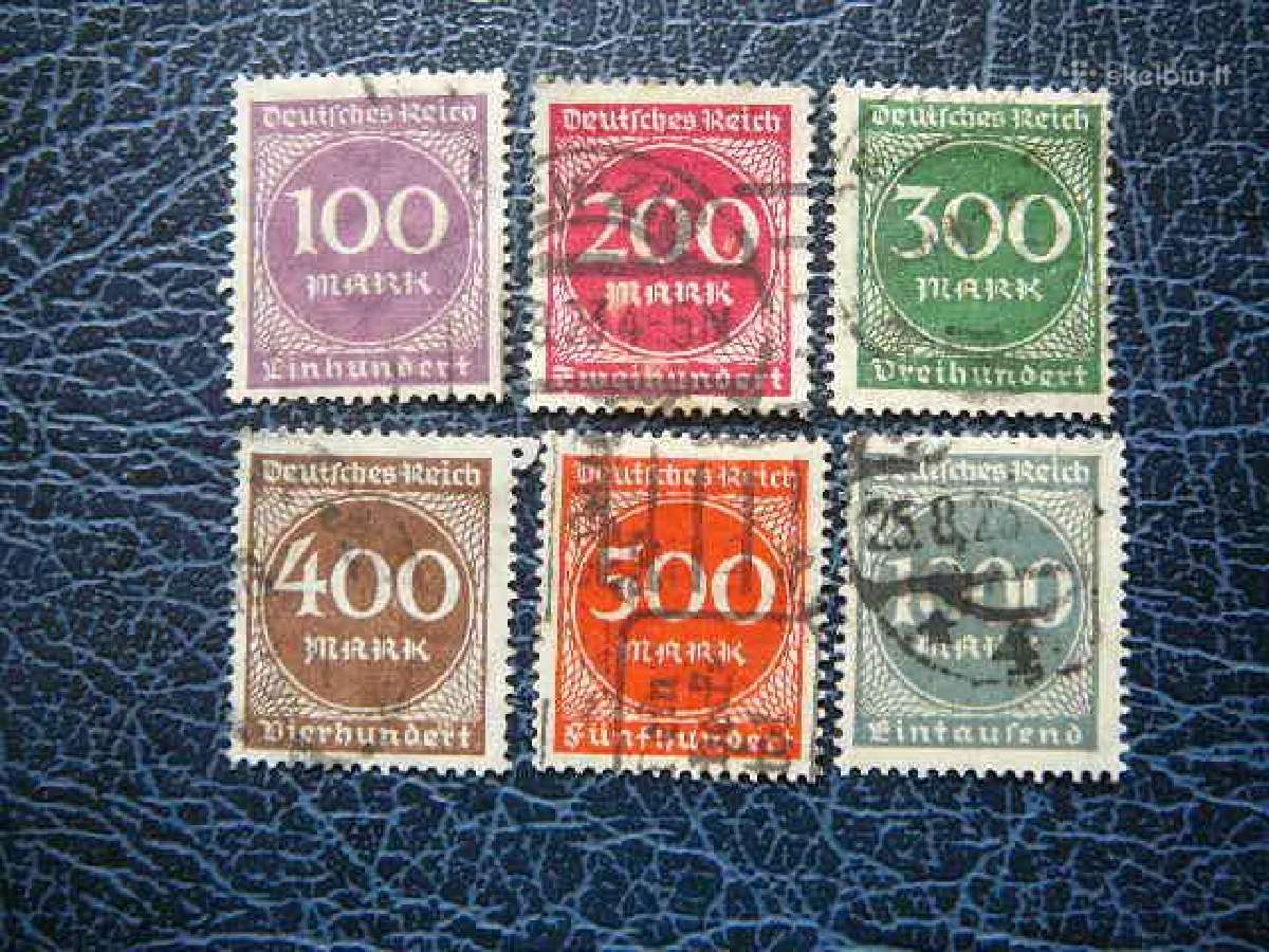 Standartai Vokietija 1923 vkt268/3a