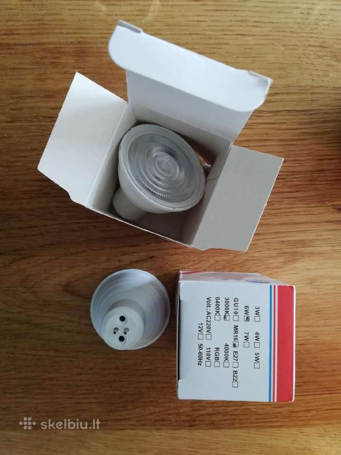 LED lemputės mr16 6w 3000k - nuotraukos Nr. 4