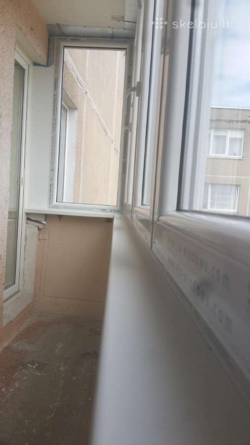 Plastikiniai langai balkonu stiklinimas Klaipėda - nuotraukos Nr. 28