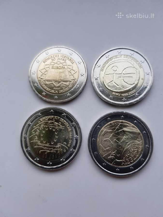 Vokietija 2€ monetos Unc
