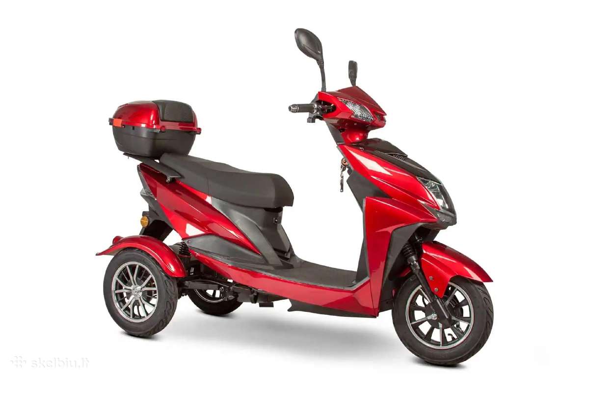 Elektrinis triratis motoroleris triraciai - nuotraukos Nr. 2