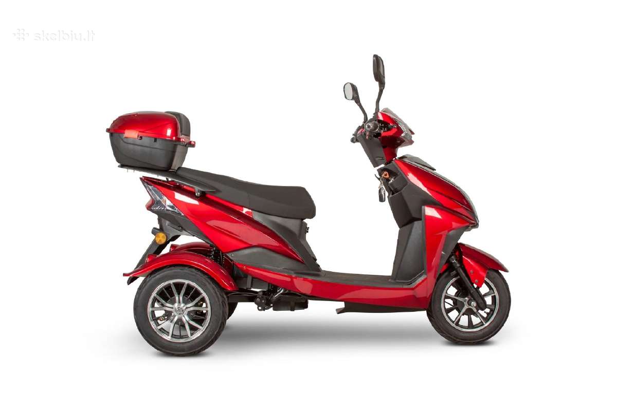 Elektrinis triratis motoroleris triraciai - nuotraukos Nr. 3