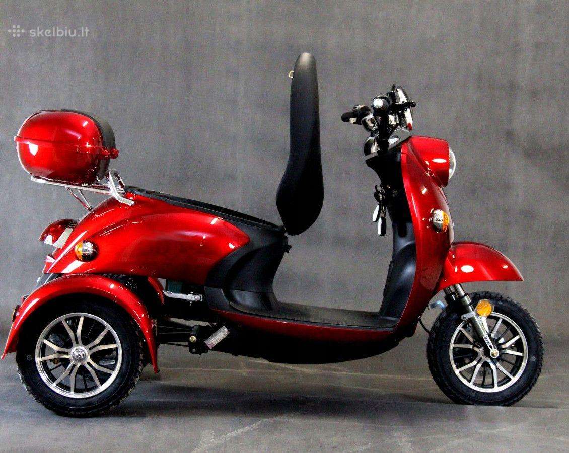 Elektrinis triratis motoroleris triraciai Etb-124 - nuotraukos Nr. 2