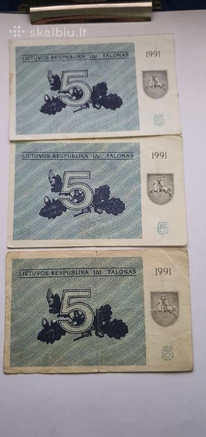 1991 5 Talonai be uzraso - nuotraukos Nr. 2