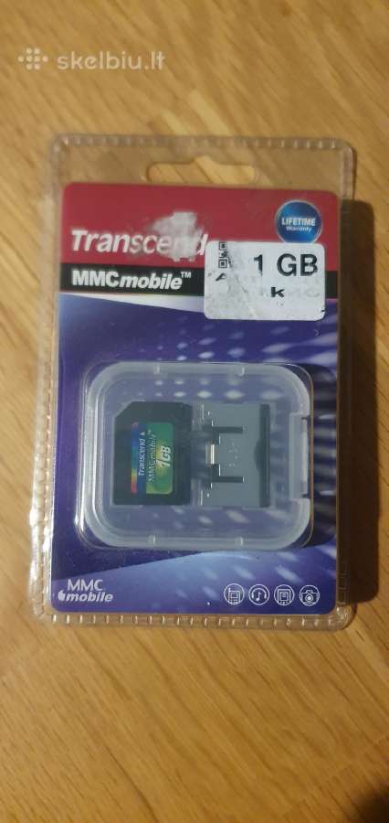 Nauja mmc kortelė 1gb