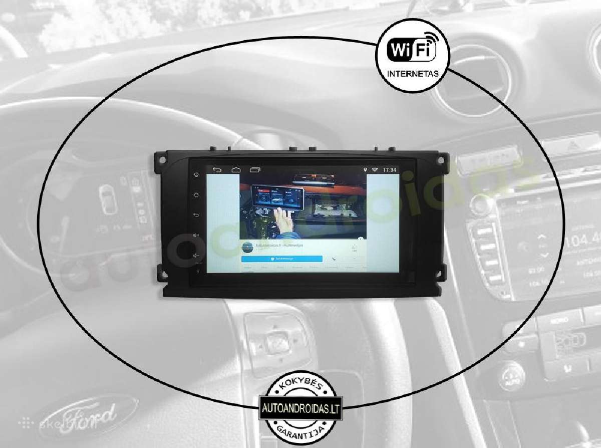 2din universali Android multimedia Usb/GPS/WiFi/7" - nuotraukos Nr. 3