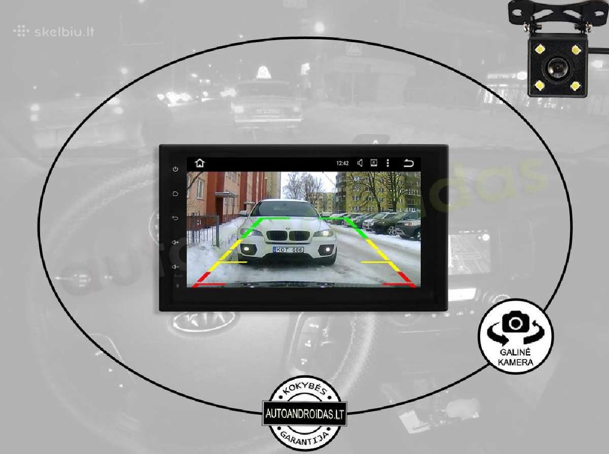 2din universali Android multimedia Usb/GPS/WiFi/7" - nuotraukos Nr. 6