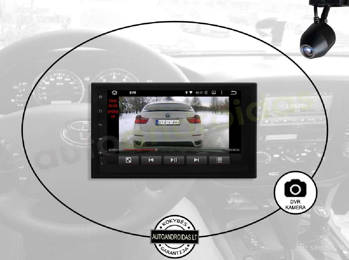 2din universali Android multimedia Usb/GPS/WiFi/7" - nuotraukos Nr. 7